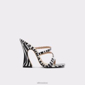 Aldo mule à talon hugar fashion noir-blanc 60B00Z9282 Aldo Switzerland