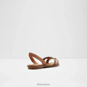 Aldo odele sandale plate bout ouvert pour femme mode marron moyen 60B00Z5745 Aldo Switzerland