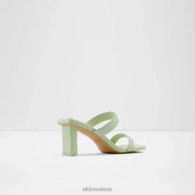 Aldo ranalassi sandale à talon carré pour femme mode vert vif 60B00Z5809 Aldo Shoes