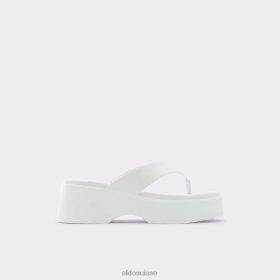 Aldo sandale compensée delphy à la mode blanche 60B00Z9805 Aldo Shoes