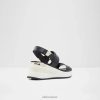 Aldo sandale compensée deux pièces noire jennerena pour femme mode 60B00Z5906 Aldo Suisse