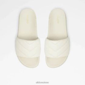 Aldo sandale à glissière décontractée plate acaswen blanche à la mode pour femmes 60B00Z5084 Aldo Suisse