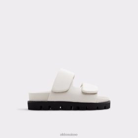 Aldo sandale lilo slide blanche à plateforme 60B00Z3590 Aldo Suisse
