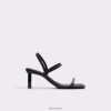 Aldo sandale à talons lokurr noire à la mode 60B00Z9218 Aldo Suisse