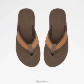 Aldo sandale tong à enfiler pour hommes cognac orest 60B00Z6452 Aldo Suisse