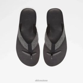 Aldo sandale à tongs plate pour hommes weallere de mode noire 60B00Z5603 Aldo Suisse