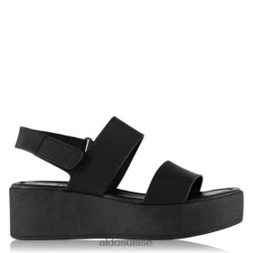 Aldo sandales adericia noires à la mode pour femmes 60B00Z11724 Aldo Switzerland