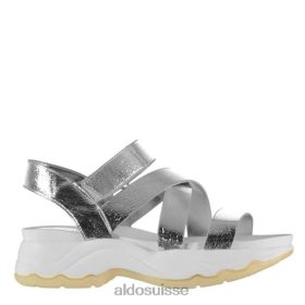 Aldo sandales femme nivigerata argentées à la mode 60B00Z11729 Aldo Suisse