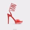 Aldo sandales à talons bossis de mode rouge 60B00Z8135 Aldo Suisse