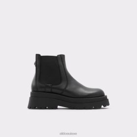 Aldo stompd chelsea boot semelle crantée mode cuir noir lisse 60B00Z9692 Aldo Suisse