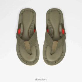 Aldo tengen tongs plates pour hommes sandale mode kaki 60B00Z5599 Aldo Shoes