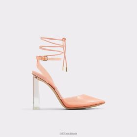 Aldo tilah chaussure à talons et lanières talon bloc mode orange clair 60B00Z9580 Aldo Shoes