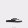 Aldo tongs afuthien mode en cuir noir gaufré 60B00Z10876 Aldo Shoes