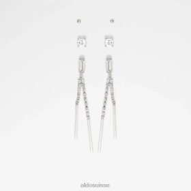 Aldo umaeri accessoires pour femmes boucles d'oreilles mode argent/clair multi 60B00Z6269 Aldo Suisse