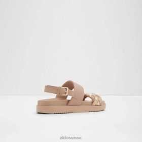 Aldo yboha sandales plates deux pièces pour femmes mode or rose 60B00Z5729 Aldo Suisse